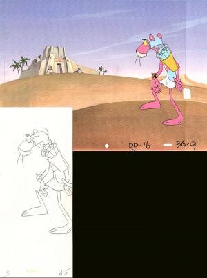 Pink Panther in the Desert